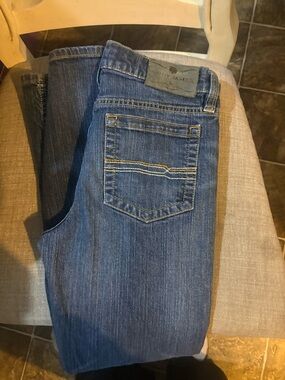 Cody James Dark Blue Straight Leg Jeans